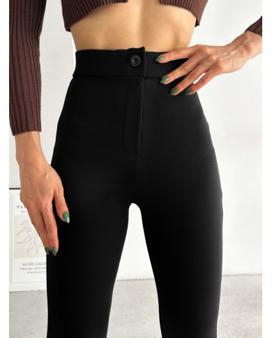 Ψηλόμεσο παντελόνι καμπάνα Lycra